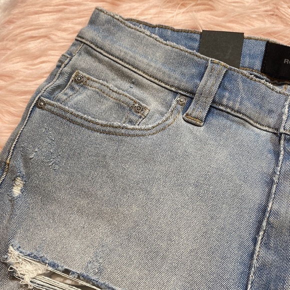 NWT Rolla’s Men’s Stinger Skinny Fit Shorts in Bondi Destroy Blue sz 32 - Picture 4 of 13